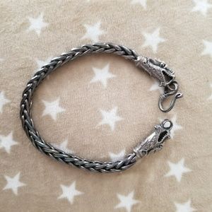 sterling dragon bracelet (b)